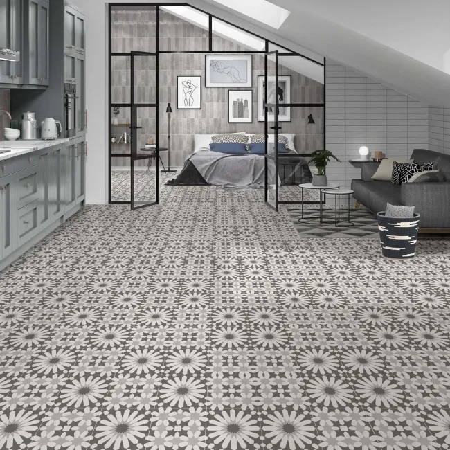 Luken Bliss Grey Wall and Floor Tile