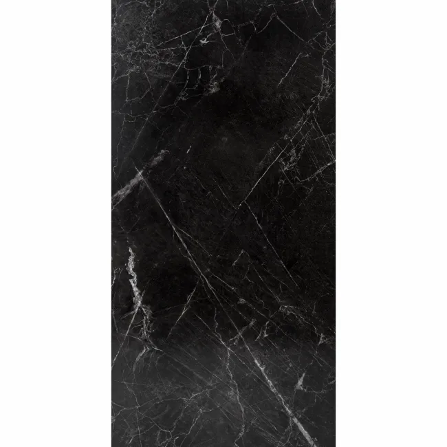 Marble Deluxe Black Grouted Tile Effect Luxury Click Vinyl Flooring 5.5mm