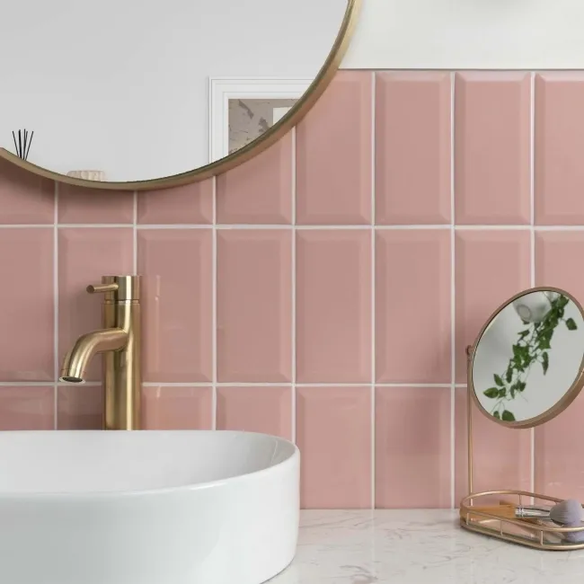 Metro Pink Wall Tile