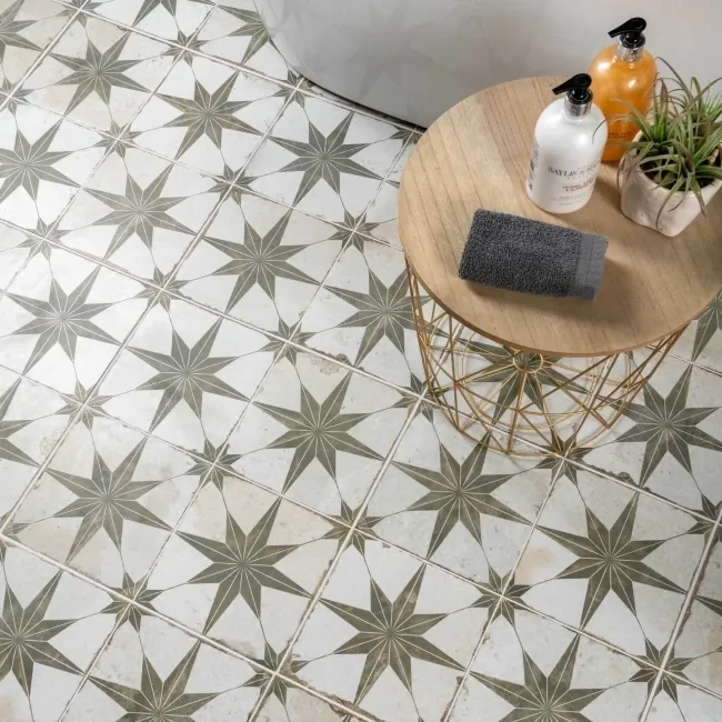 Metropolis Star Laurel Wall and Floor Tiles