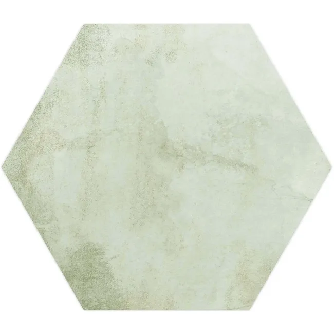 Oasis Aquamarine Hexagon Matt Porcelain Wall and Floor Tile