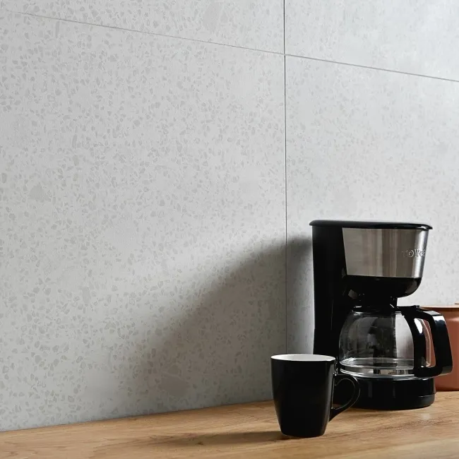 Trend White Terrazzo Wall and Floor Tile