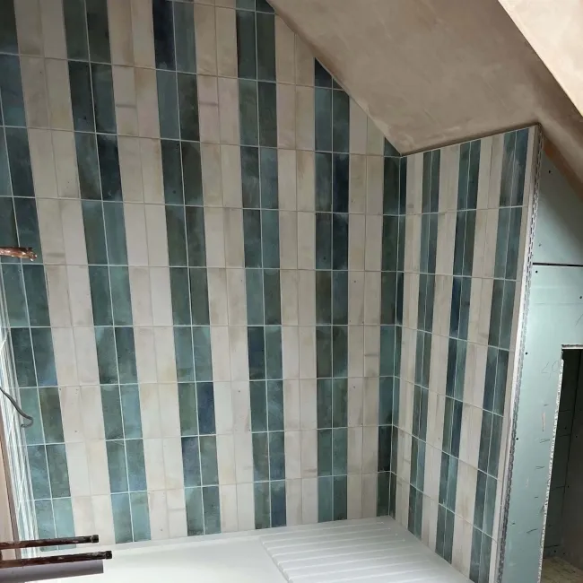 Luma Sky Blue Gloss Ceramic Wall Tile