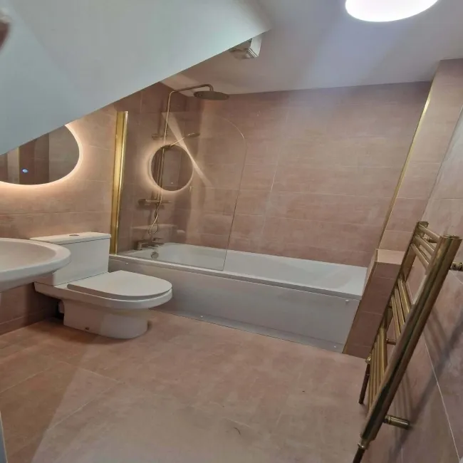 Tapiz Pink Matt Hessian Effect Ceramic Wall Tile