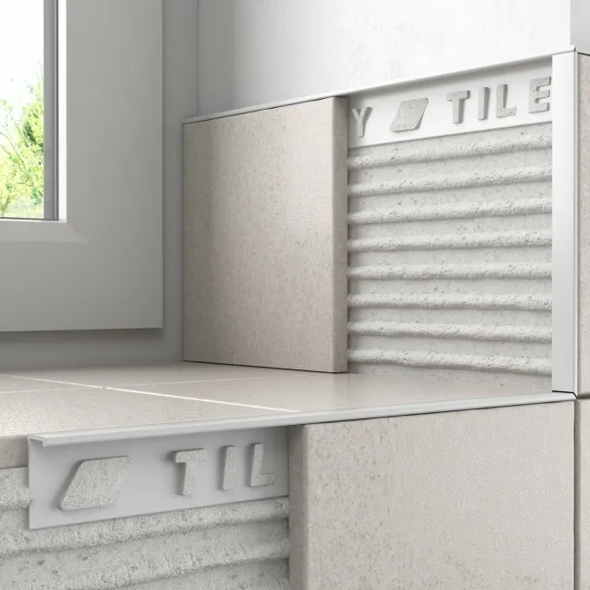 12mm White Square Edge Plastic Trim