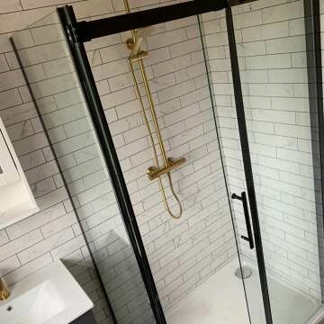 Carrara White Marble Effect Matt Brick Wall Tiles