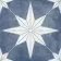 Supernova Star Blue Patterned Matt Vitrified Ceramic Floor Tile