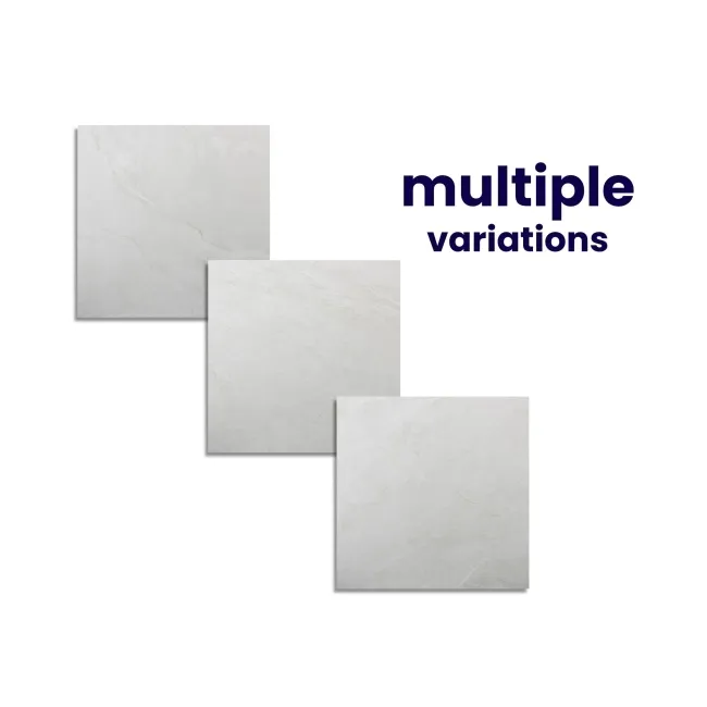 Muse White Italian Matt Porcelain Floor Tiles