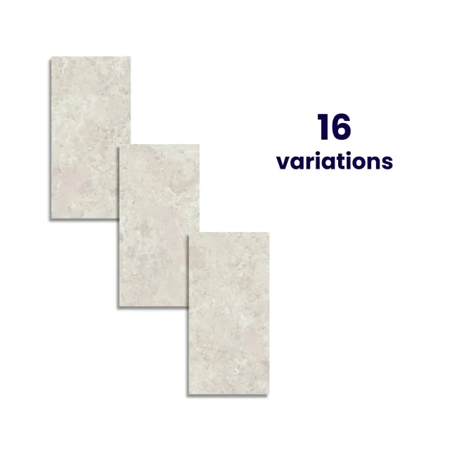 Roca Marais Ivory Marble Effect Matt Large Porcelain Tile