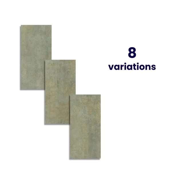 Oxide Green Concrete Effect Matt Ceramic Wall Tile