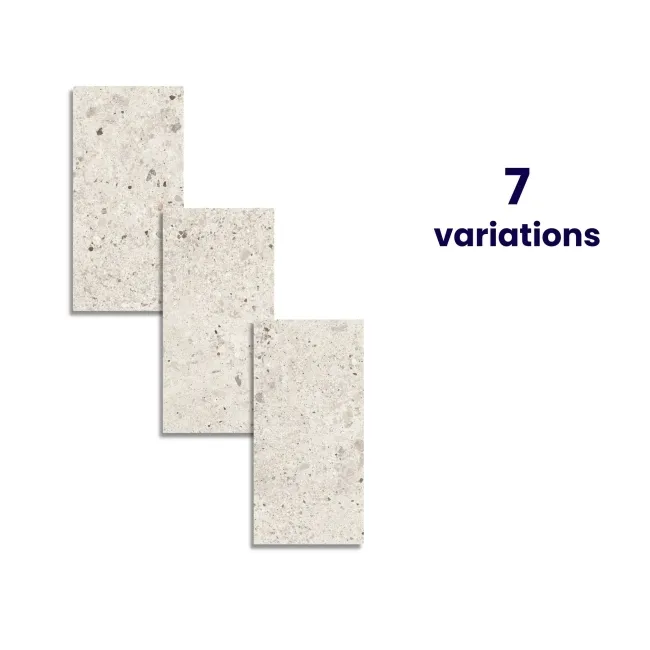 Jaya Beige Terrazzo Effect Matt Porcelain Wall and Floor Tile