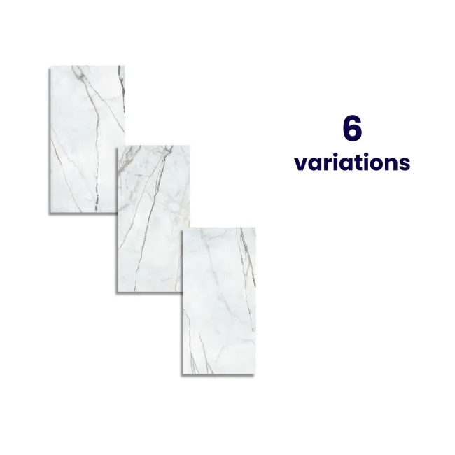 Ethos Golden Grey Marble Effect Matt Porcelain Tile