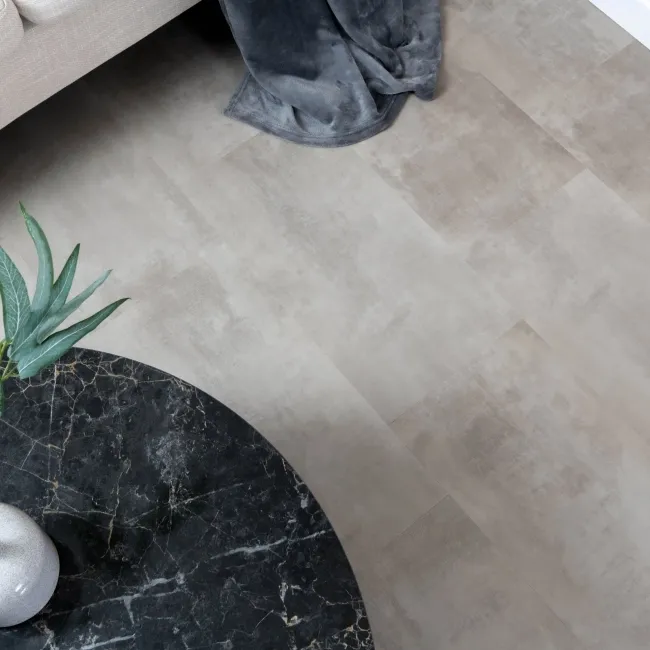 Antalya Grey Stone Tile Luxury Click Vinyl Flooring 5.5mm