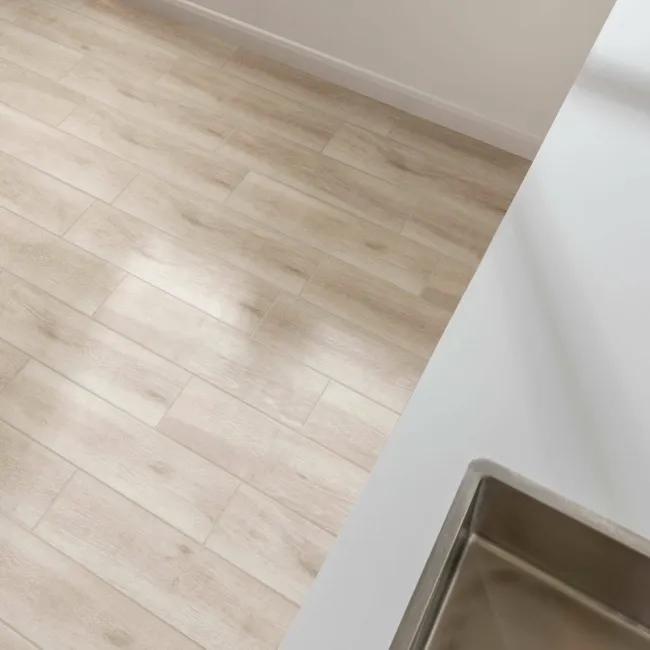 Baron Light Oak Wood Effect Matt Porcelain Floor Tile