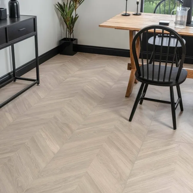 Loire Maple Matt Chevron Wood Effect Porcelain Floor Tile