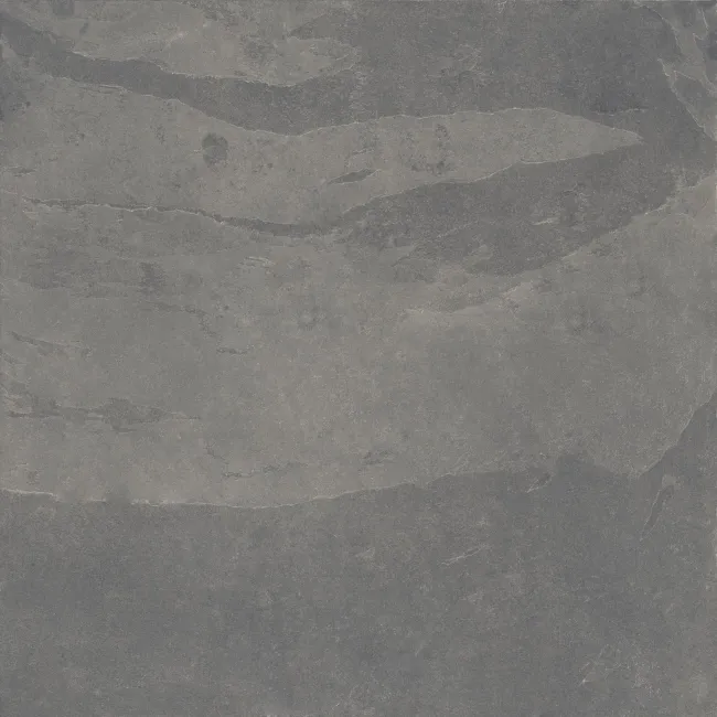 Mustang Light Grey Slate Effect Matt Porcelain Floor Tile