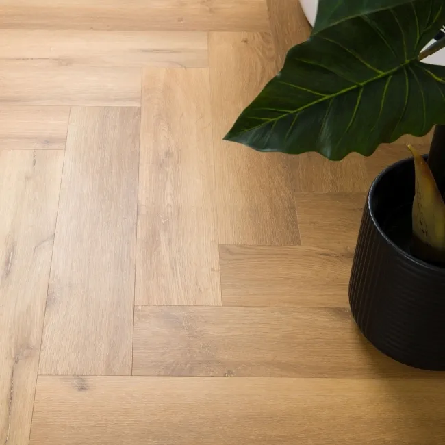 Paris Classic Oak Herringbone Luxury Click Vinyl Flooring 5mm