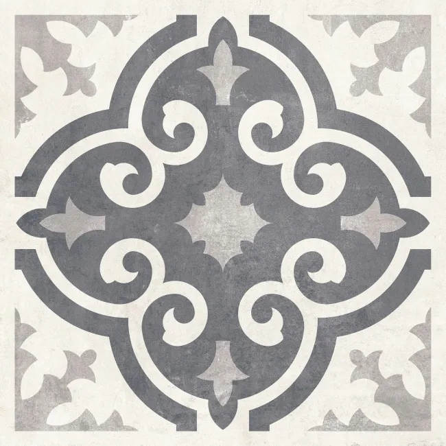 Porto Decor White Concrete Effect Matt Porcelain Outdoor Slab Tile