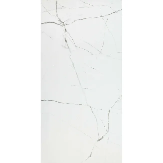 The Room White Italian Polished Porcelain Wall and Floor Tiles