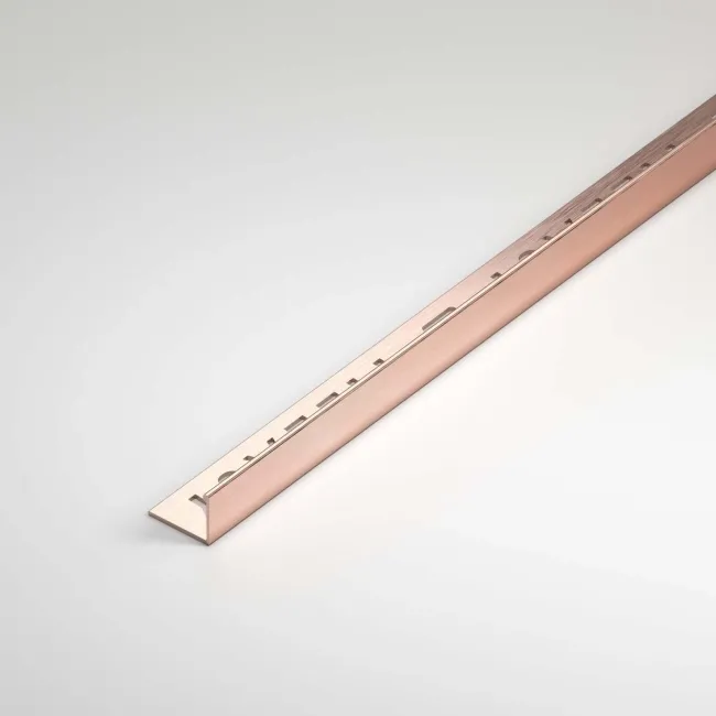 12mm Rose Gold Square Edge Metal Trim