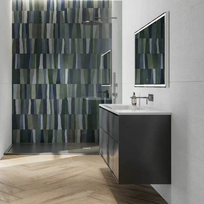 Seven White Matt Ceramic Wall Tile