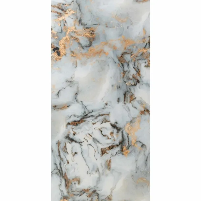 Sky White Marble Effect Polished Porcelain Wall and Floor Tile