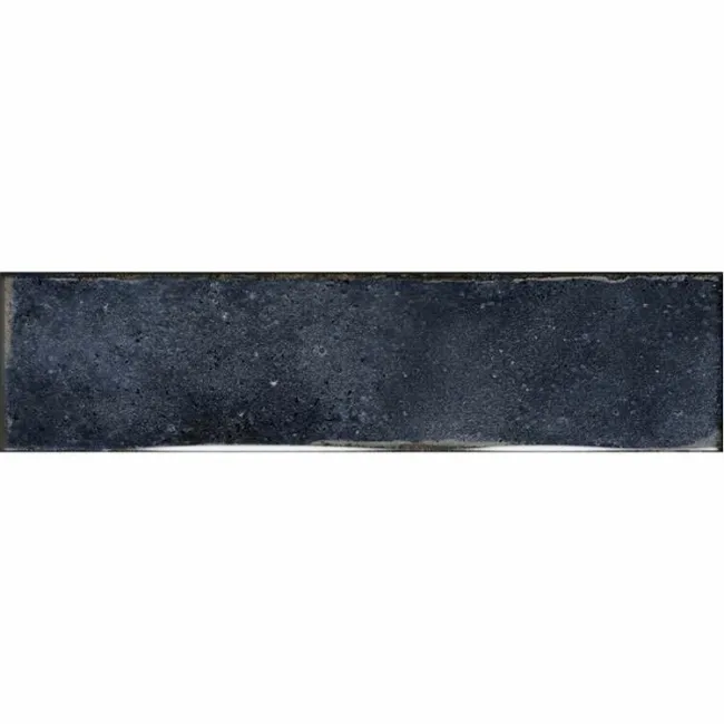 Style Denim Blue Brick Effect Gloss Ceramic Wall Tile