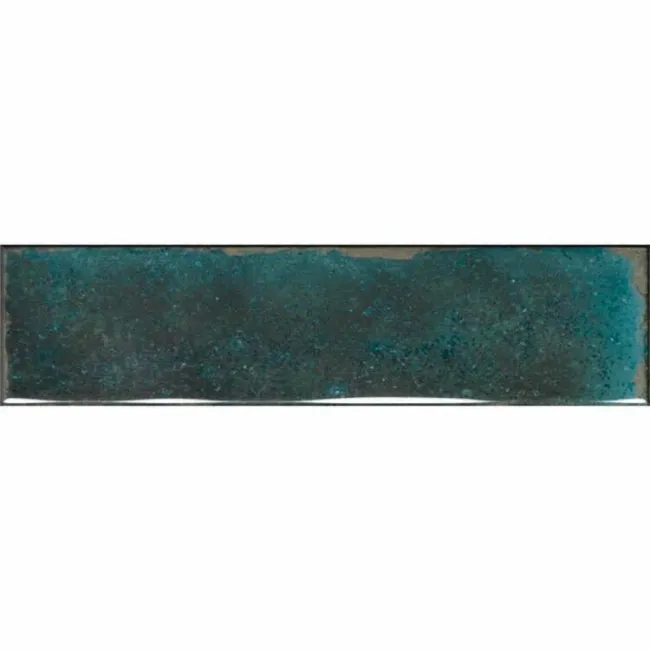 Style Emerald Green Brick Effect Gloss Ceramic Wall Tile