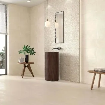 Talent Beige Wall Tile 250x500 Bathroom Roomset