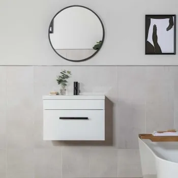 Bercy Light Grey Concrete Effect Matt Ceramic Wall Tile