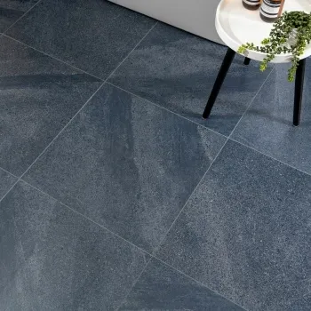 Galaxy Denim Blue Stone Effect Semi Polished Porcelain Tile 