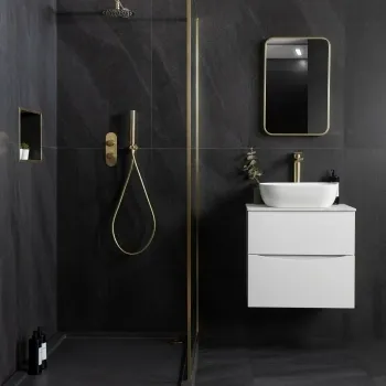 Galaxy Night Black Stone Effect Semi Polished Porcelain Wall and Floor Tile