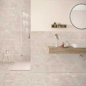 Premiere Beige Stone Effect Matt Ceramic Wall Tile