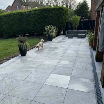 Icarus Grey Porcelain Outdoor Slab