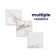 Barnaby White Marble Effect Gloss Rectified Vitrified Ceramic Floor Tile