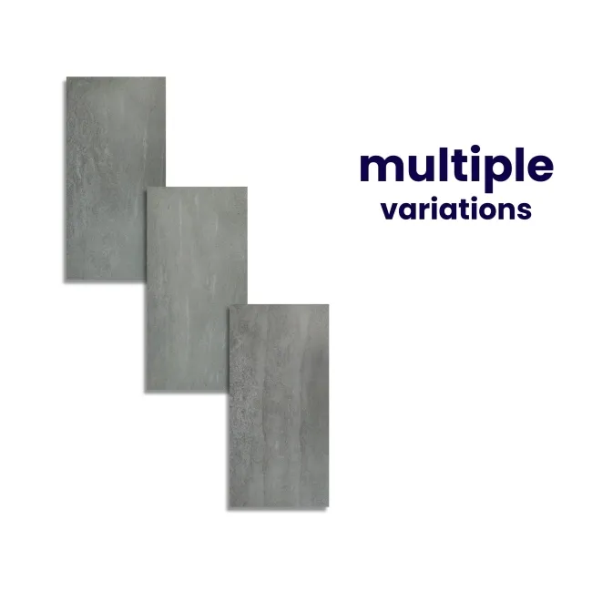 Cliff Grafite Grey Porcelain Wall And Floor Tiles