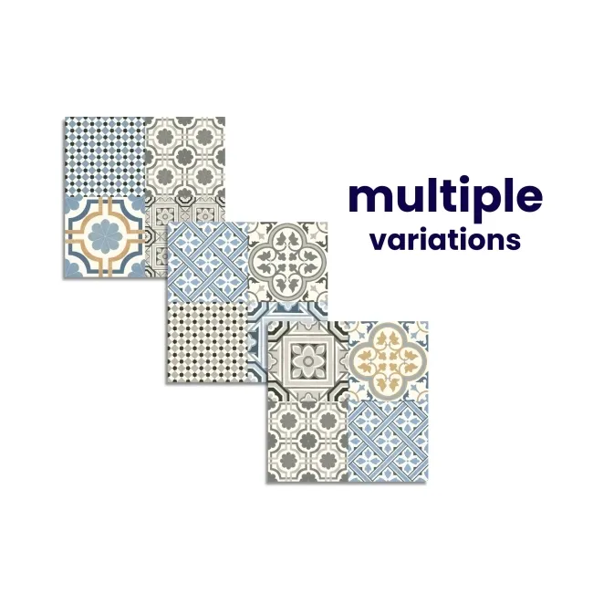 Windsor Multi Patterned Matt Porcelain Wall and Floor Tile
