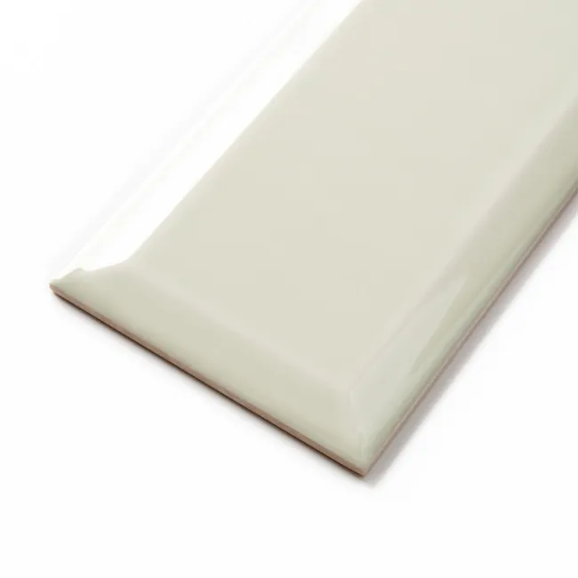 Metro Retro Bevelled Mint Green Gloss Wall Tile