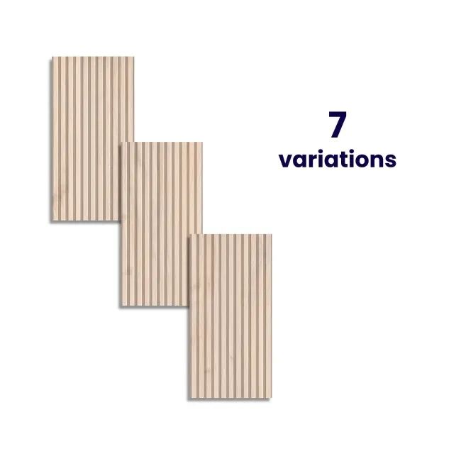 Dakaris Haya Slatted  Wood Effect Matt Porcelain Tile