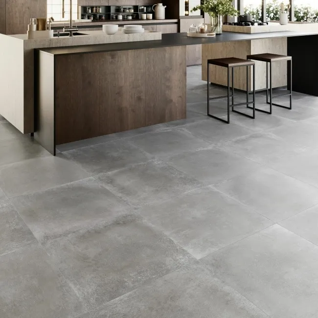 Beton Grey Concrete Effect Matt Porcelain Floor Tile