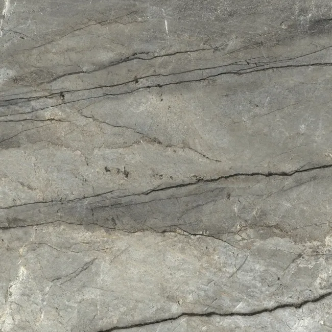 Breccia Adige Grey Large Polished Marble Effect Porcelain Floor Tile