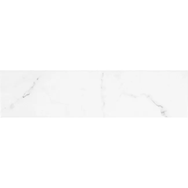 Carrara White Marble Effect Matt Brick Wall Tiles