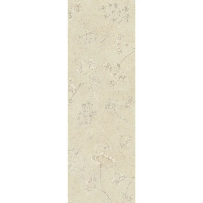 Roca Ostuni Floral Decor Beige Matt Ceramic Wall Tile
