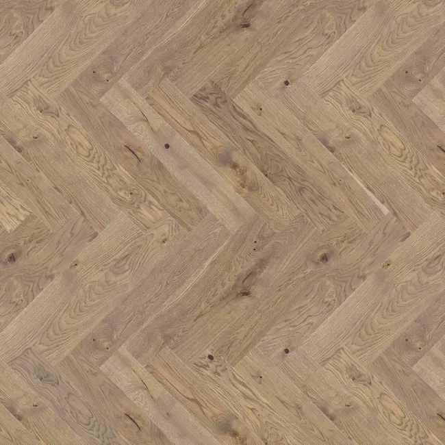 Gaize Dark Oak Engineered Flooring 14mm Herringbone Lacquered