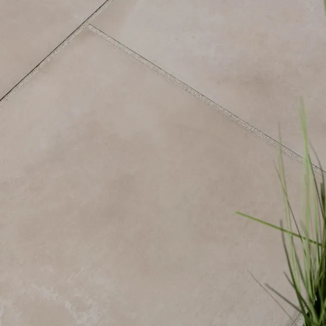 Kingsbury Beige Rustic Edge Stone Effect Porcelain Outdoor Slab