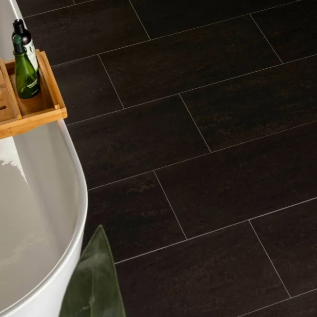 Lounge Black Polished Porcelain Wall and Floor Tile