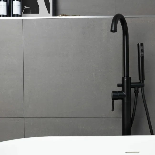 Lounge Grey Matt Porcelain Floor Tile