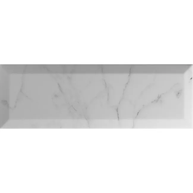 Metro Stone Effect Marble XL White Wall Metro Tiles