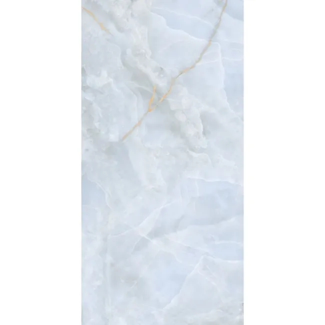 Omen Blue Onyx Marble Effect Matt Porcelain Tile