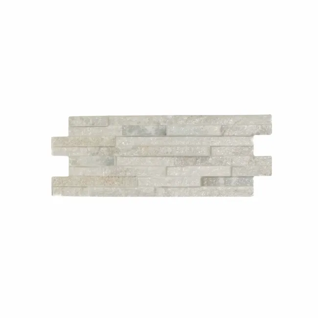 Rio White Split Face Effect Italian Porcelain Wall Tile